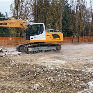 Ruspe al lavoro al parco Bramante di Asti