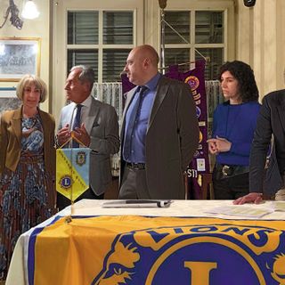 Nella foto da sinistra: Enrico Anghilante, Martina Gado, Stella Perrone, Claudio Ligresti, Giancarlo Vanzino, Marina Rissone, Andrea Amalberto e Josi Venturini