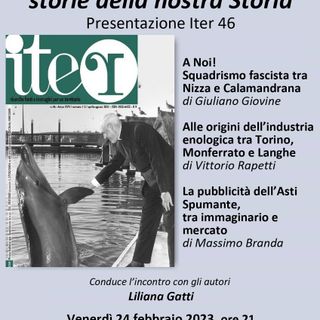 Venerdì 24 a Calamandrana la presentazione della rivista &quot;Iter&quot;