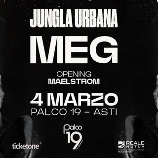 La locandina del concerto che MEG terrà al Palco 19 il prossimo 4 marzo