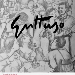 La locandina della mostra nicese con opere di Renato Guttuso