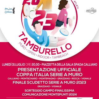 Settimane 'caldissime' per il tamburello a muro
