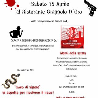 La locandina dell'iniziativa