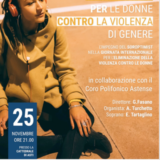 Il 25 novembre in Cattedrale il concerto del Coro Polifonico Astense per Soroptimist Club di Asti