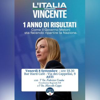 La locandina dell'incontro in programma domani pomeriggio all'Hard Cafè