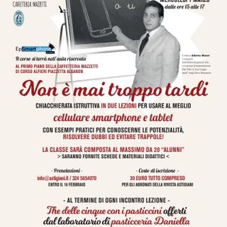 La locandina dell'iniziativa