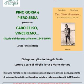 La locandina della presentazione letteraria