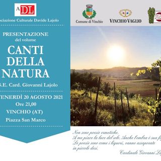 Vinchio sarà cornice della presentazione delle poesie del cardinale Giovanni Lajolo