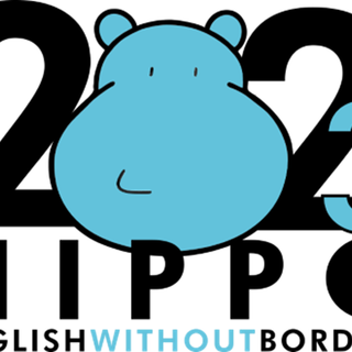 Il logo delle Hippo &quot;English Without Borders&quot; Olympiad