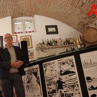 Luigi Piccatto ritratto in occasione della mostra personale al Tacabanda (ph. Merfephoto - Efrem Zanchettin)