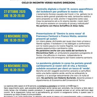 La pandemia globale ie i suoi cambiamenti, ultimo incontro online con Mag 4 Piemonte