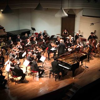 L'orchestra Melos, che sarà protagonista del concerto