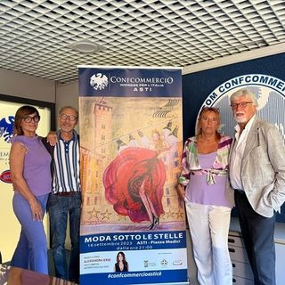 Il maestro Pinsoglio e i vertici di Confcommercio