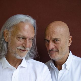Gigio Alberti e Claudio Bisio, protagonisti di &quot;Ma tu sei felice?&quot;