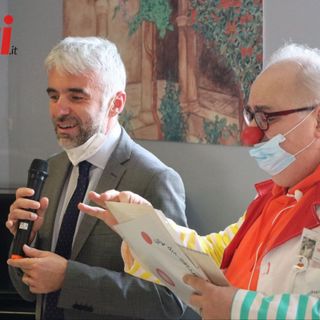 Il dottor Tucci con i clown Vip (MerfePhoto)