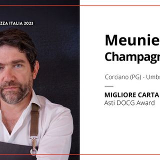 Meunier Champagne &amp; Pizza di Corciano (PG), cui è andato il riconoscimento messo in palio dall'Asti DOCG