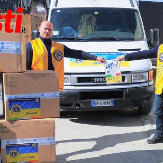 Dai Lions italiani una corposa donazione di occhiali e beni di prima necessità per i profughi ucraini [GALLERIA FOTOGRAFICA]