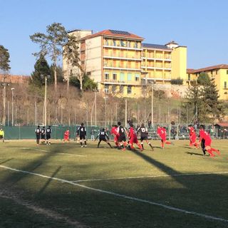 Un'immagine della partita tra il Moncalvo e la Sca Asti