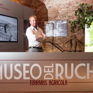 Luca Ferraris, attuale titolare dell'azienda agricola di famiglia