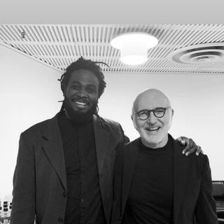 Naudy Carbone insieme a Ludovico Einaudi