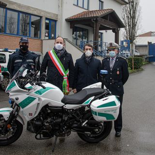Nuova moto Municipale di Asti