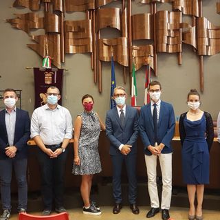 Il neo questore Sebastiano Salvo in visita in Provincia con l'impegno di andare in tutti i Comuni