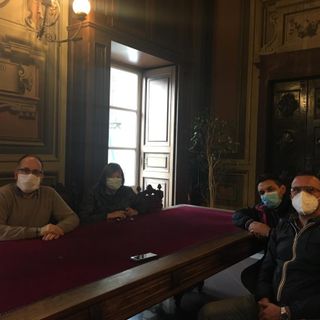 Sindaco e assessore con i rappresentanti del Nursind