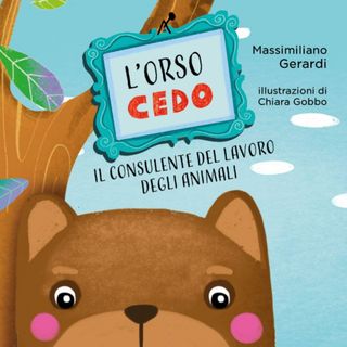 La copertina del libro che vede protagonista l'Orso Cedo
