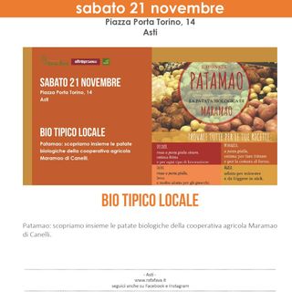 Al NaturaSì di piazza Torino ad Asti, giornata dedicata alla Cooperativa agricola 'Maramao' di Canelli