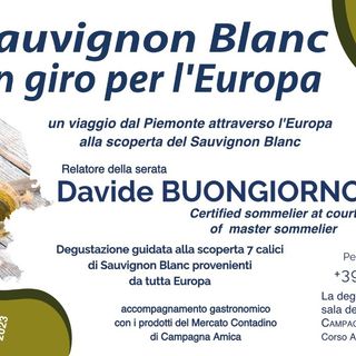 Il 9 marzo all'EnotecAmica “Il Sauvignon Blanc in giro per l’Europa”