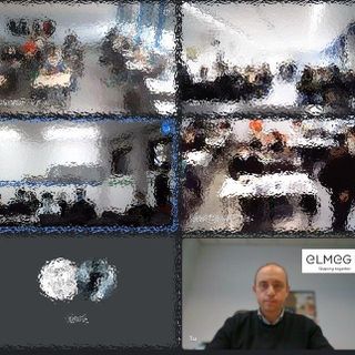 Un momento dell'incontro online