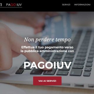 L'home page del portale