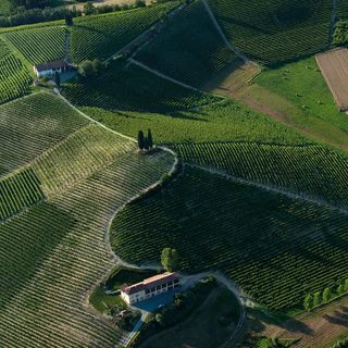 Panorama aereo Nizza Monferrato