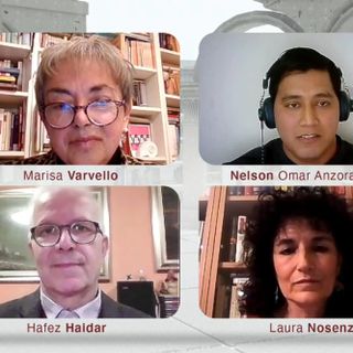 Fermo immagine con Marisa Varvello, Hafez Haidar, Nelson Omar Anzora Rejes e Laura Nosenzo
