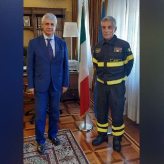 Ricevuto in Prefettura il nuovo comandante dei Vigili del Fuoco