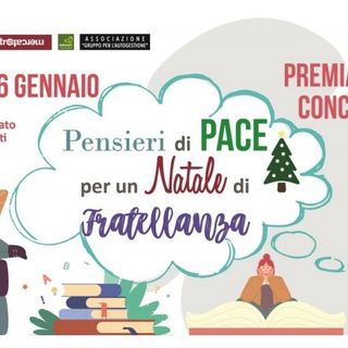 Sabato si terrà la premiazione del concorso per le scuole “Pensieri di Pace per un Natale di Fratellanza”