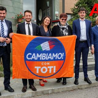 I responsabili astigiani con gli Onorevoli Ruffino e Napoli (servizio fotografico di Efrem Zanchettin - Merfephoto)