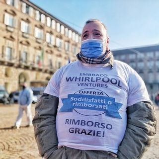 Protesta lavoratori ex Embraco