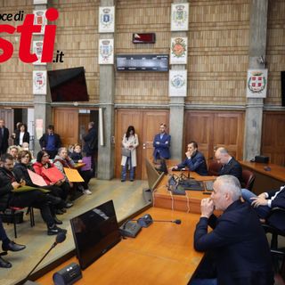 Un momento dell'incontro tra la delegazione di lavoratori ex Maina e il presidente Cirio (ph. Merfephoto - Efrem Zanchettin, come per tutte le altre immagini che compongono la galleria fotografica)