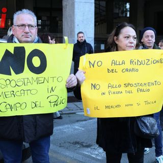 Una delle tante proteste degli ambulanti (MerfePhoto)