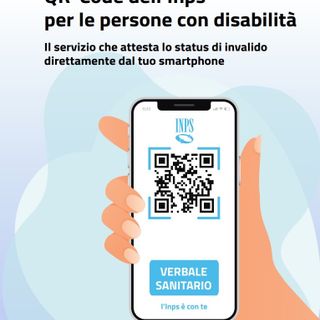 QR code INPS per persone con invalidità civile