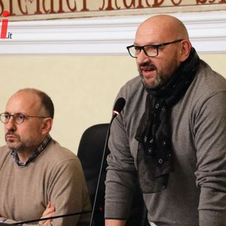 Roberto Sabatini al momento del suo insediamento