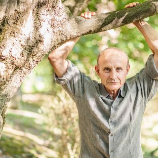 Giuseppe Cederna ritratto in uno scatto di Stefania Spadoni