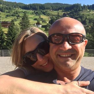 Salvatore con la moglie Maria