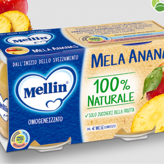 Rischio frammenti di vetro nell’omogeneizzato Mellin al gusto mela ananas. Segnalato un lotto