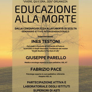 Sabato 4 febbraio ad Astiss il seminario &quot;Educazione alla Morte&quot;