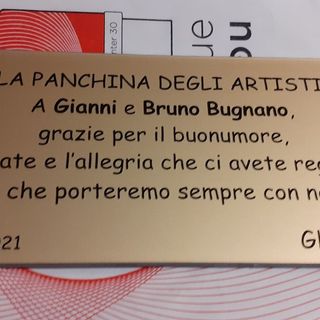 Targa in memoria del gemelli Bugnano
