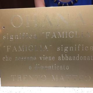 Targa in memoria di Matteo Trento all'Istituto Alberghiero di Trino Vercellese
