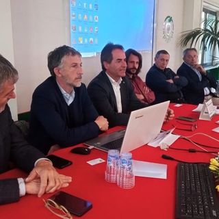 Un momento dell'incontro di Lagnasco