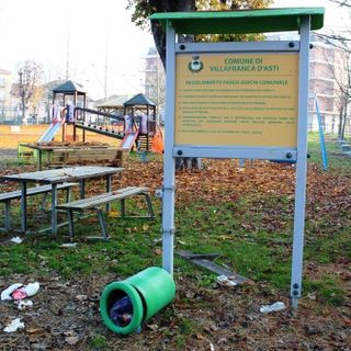 atti di teppismo al Parco Valentino